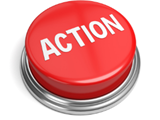 A red button calls the reader to take action 